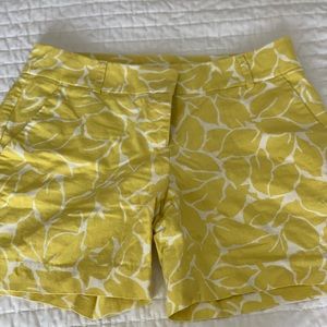 Ann Taylor yellow shorts